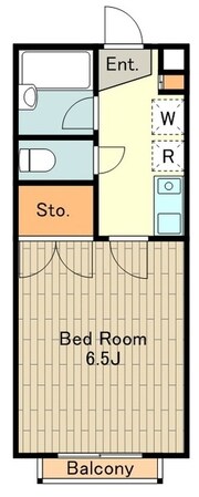 プレミール国立の物件間取画像